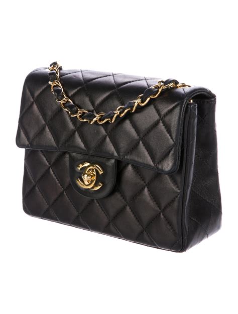 chanel small flap bag strap drop length|vintage Chanel flap bag small.